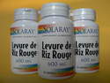 LEVURE DE RIZ ROUGE 600 mg Solaray lot de 3 flacons - COEUR / CHOLESTEROL - MISS TERRE VERTE