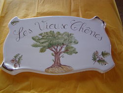 plaque pour un g�te