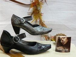 PARFETE GRIS OU NICKEL NOIR - CHAUSSURES METAYER - CAROL'CHAUSSURES