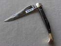 COUTEAU FORGE DE LAGUIOLE, BOTTINE CORNE BLONDE MARBREE