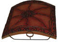 applique fer + r�sine  20  x 20 cm  - FER FORGE  - AFRI - K - DO