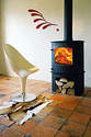 Charnwood Cove 2 b�cher noir - Les Po�les � bois - CHEMINEES VARET