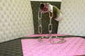porte bouteille "chaine" (m�tal) - CADEAUX ET DECORATION - LE TORCHON A CARREAUX