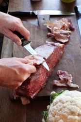 COUTEAU OPINEL N�222 VIANDE ET VOLAILLE