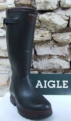 Botte caoutchouc mod�le parcours ISO doubl�e n�opr�ne - Bottes caoutchouc "Aigle" - CHAUSSURES ROBUST