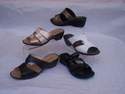 mules cuir ouverte
