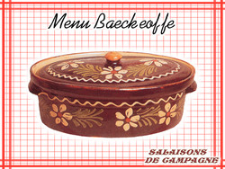 Menu baeckeoffe - L'Alsace - SALAISONS DE CAMPAGNE