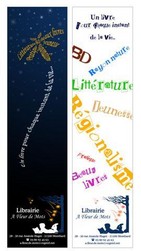 CREATION MARQUE-PAGES - TRAVAUX GRAPHIQUES - KREA STYL'