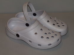 Sabot uni blanc - Nu-pied tendance - CHAUSSURES ROBUST