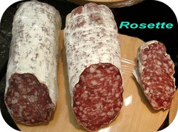 NOTRE ROSETTE PUR PORC - NOTRE GAMME DE SAUCISSON, PAVE ET NOIX DE JAMBON  - SALAISONS DU MORVAN