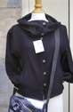  Veste noire en coton tiss� - Yak Hotel