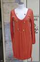 robe orange de Kolam - coton bio