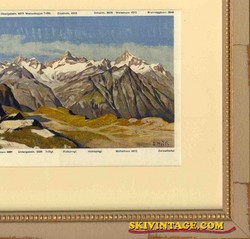 Cadres et tableaux d�co montagne, d�coration chalet, ski -  - Comptoir de l'Alpe &amp; SkiVintage.com