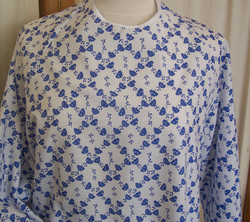 chemise de nuit m�dicalis�e - bleue