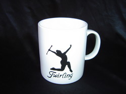 TWIRLING BATON : TASSE MUG - TWIRLING :CADEAUX, BIJOUX, MEDAILLES - DANSE TWIRL - Twirling b�ton