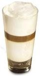 Lot 4 tasses cappuccino en verre double paroi saeco