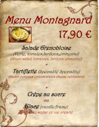 Nos Menus et Formules au Restaurant l'Alaska -  - L'ALASKA Restaurant 