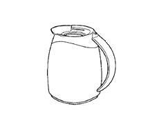 Pot thermos rouge cafetiere Brunch Rowenta - Voir en grand