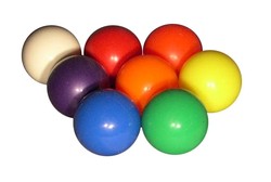 Balle de sc�ne MISTER BABACHE � de 72 � 100 mm - VENTE DE JONGLERIE - DAUPHICIRQUE MATERIEL ET CIRQUE
