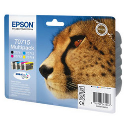 Pack cartouches d'encre Epson noir et couleurs C13T07154010 - Cartouches d'encre Epson - e-consommables.fr