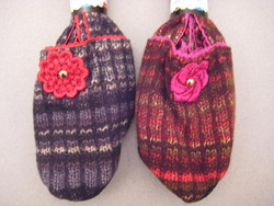 Chaussons d'interieur coreens : mod�le "Baya"  - collection chaussons d interieur distribues par IX - BOUTIQUE ROSE PALE