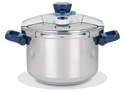 Cocotte Clipso 4 control Seb bleu poign�e joint minuteur