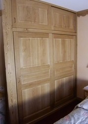 FA�ADES DE PORTES  COULISSANTES EN BOIS MASSIF