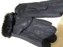 Gants mouton retourn� fantaisie
