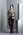 Veste avec col contrast� + pantalon pane de velours rouille vif