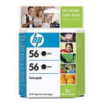 Pack de 2 Cartouches d'encre HP N�56 Noir