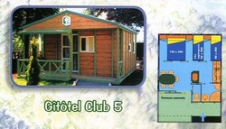 Chalet GITOTEL "Club 5" (24 m�) -  Id�al Camping � Allevard - Nos locatifs a ALLEVARD - IDEAL CAMPING