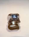 Bijoux or : Bague or  et saphir