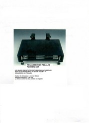 R�hausseur p�dales piano droit ou queue - Accessoires pianos : si�ges, lampes, regulateur hygrom�trie, syst�me silent... - ART &amp; PIANO - Patrick BLERIOT