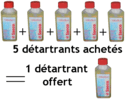 PROMOTION : Pour 5 d�tartrants Saeco achet�s le 6�me offert - Pi�ces d�tach�es et accessoires Saeco - MENA ISERE SERVICE