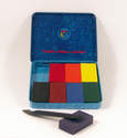 Pav� de cire STOCKMAR 8 couleurs bo�te m�tal 