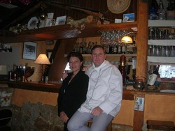 Le coin bar  - vues du restaurant de l'altiport - Restaurant de l'altiport