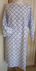 chemise de nuit m�dicalis�e - bleue