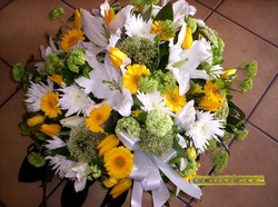 Fleurs D�c�s - Coussins - S�pulture - ISABELLE FLEURS