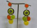 ENTRE GUILLEMETS Et� 2010, Th�me Boogie Boucles d'oreilles