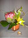 Composition de fleurs petit prix
