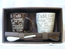 COFFRET MUGS  - table - Magasin AUTHENTISSIMA