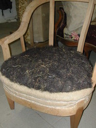 9.La piqure de crin animal -  - Paco Tourt�, artisan tapissier d�corateur