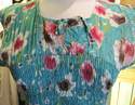 Robe bleu grec ref ORA imprim�e MASA�