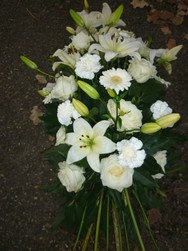 couronne fleurs deuil