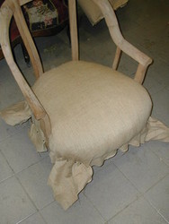 5.L'emballage en toile d' embourrure -  - Paco Tourt�, artisan tapissier d�corateur
