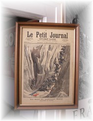 Cadre d�co - VALLEE DE L'UBAYE - La mort du lieutenant Bujon au Chambeyron - 1891