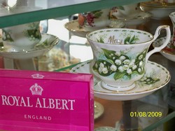Vaisselle anglaise : services d�jeuner, th� et caf� Royal Al - Boutique cadeaux : la vaisselle - BURDET SALON DE THE