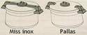 Cocotte MISS INOX ou PALLAS Sitram Joints r�gulateur poign�e - Pi�ces d�tach�es et accessoires Sitram - MENA ISERE SERVICE - Pi�ces d�tach�es et accessoires �lectrom�nager
