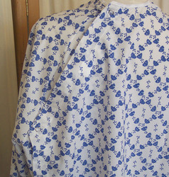 chemise de nuit m�dicalis�e - bleue
