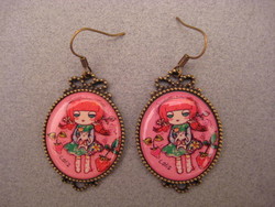 Boucles d oreille crochet Lolis manga! - Les creations de bijoux IXLI, la marque de Fabienn - BOUTIQUE ROSE PALE